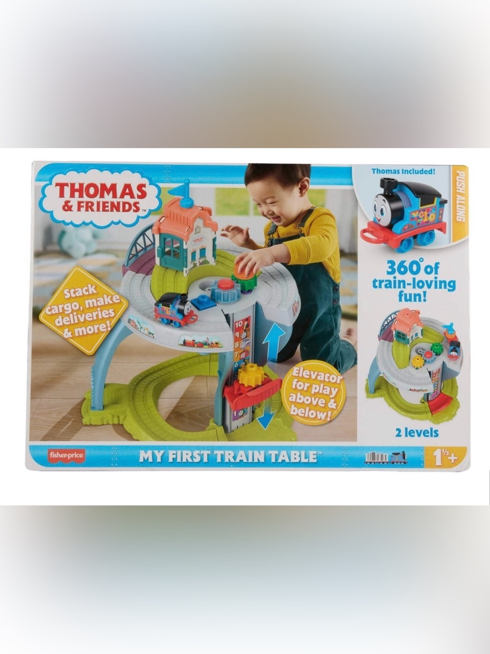 Thomas & Friends My First Train Table Playset - Blue & Green big box